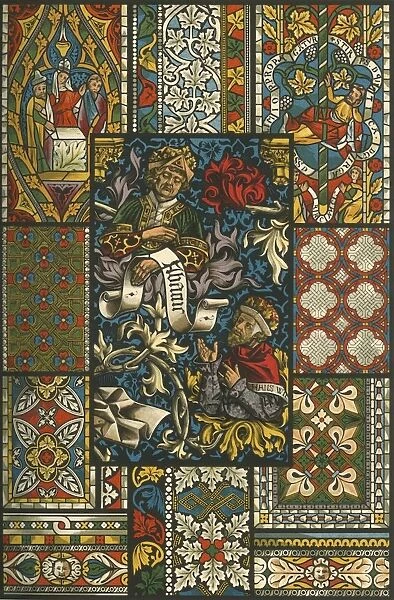 Medieval stained glass, (1898). Creator: Unknown