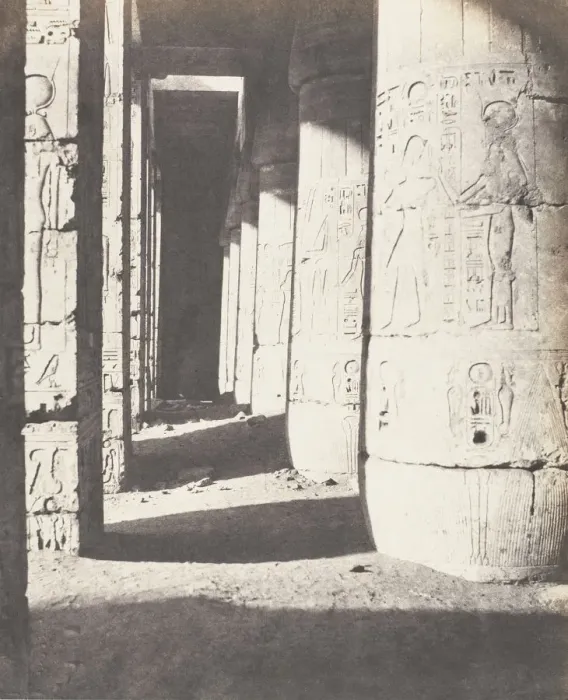Framed Print : Medinet-Abou (Thebes), Constructions Posterieures - Deuxieme Cour - Ga Framed Print : Medinet-Abou (Thebes), Constructions Posterieures - Deuxieme Cour - Ga