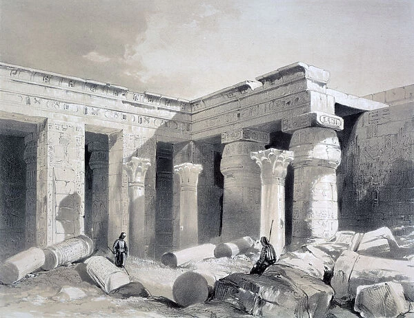 Medinet Abou, Thebes, Egypt, 19th century. Artist: Henry Pilleau