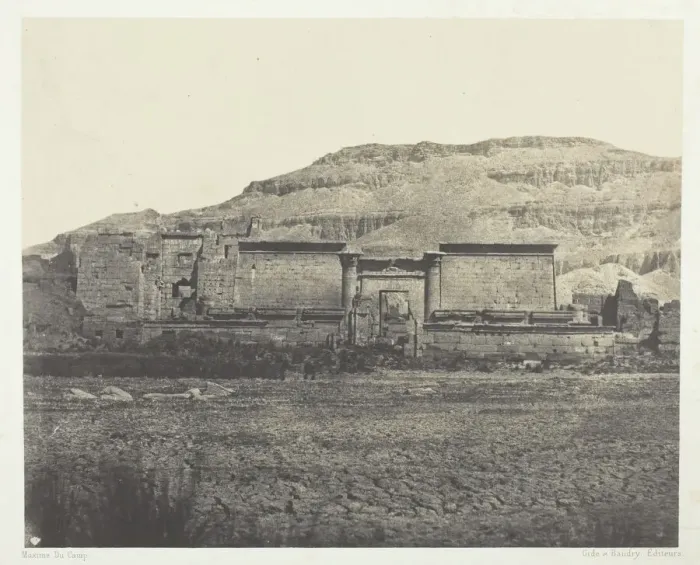 Framed Print : Medinet-Habou, Vue Generale des Rines, Thebes, 1849 / 51, printed 1852 Framed Print : Medinet-Habou, Vue Generale des Rines, Thebes, 1849 / 51, printed 1852