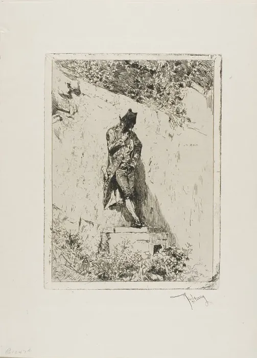 Framed Print : Meditation, n.d. Creator: Mariano Jose Maria Bernardo Fortuny y Carbo Framed Print : Meditation, n.d. Creator: Mariano Jose Maria Bernardo Fortuny y Carbo