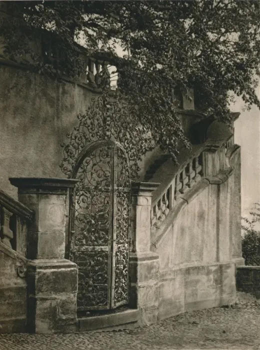 Framed Print : Meersburg (Bodensee). Entrance to the new castle, 1931. Artist: Kurt Hielscher Framed Print : Meersburg (Bodensee). Entrance to the new castle, 1931. Artist: Kurt Hielscher