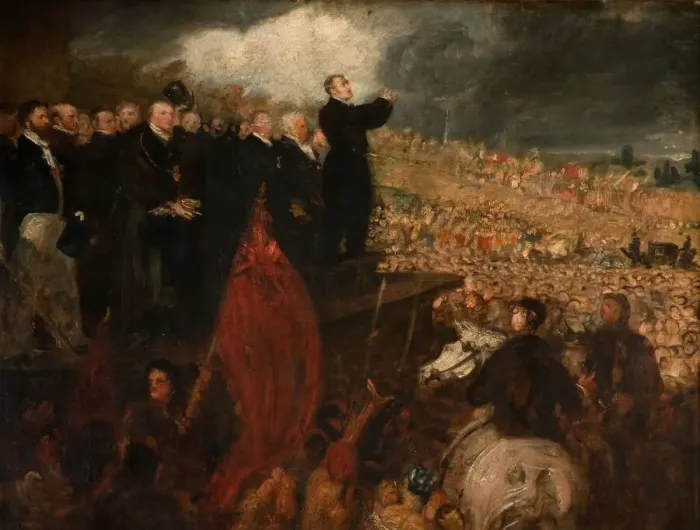 Framed Print : Meeting of the Birmingham Political Union, 1832-33. Creator: Benjamin Robert Haydon Framed Print : Meeting of the Birmingham Political Union, 1832-33. Creator: Benjamin Robert Haydon
