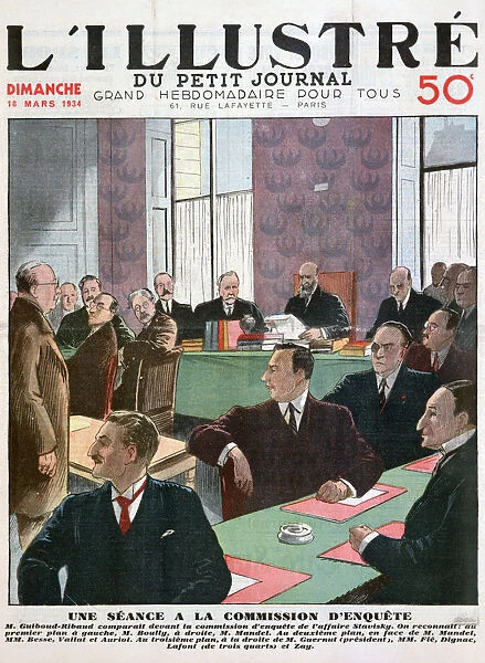 A meeting of the board of enquiry, 1934