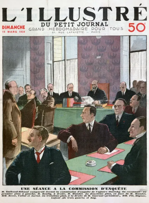 Framed Print : A meeting of the board of enquiry, 1934 Framed Print : A meeting of the board of enquiry, 1934
