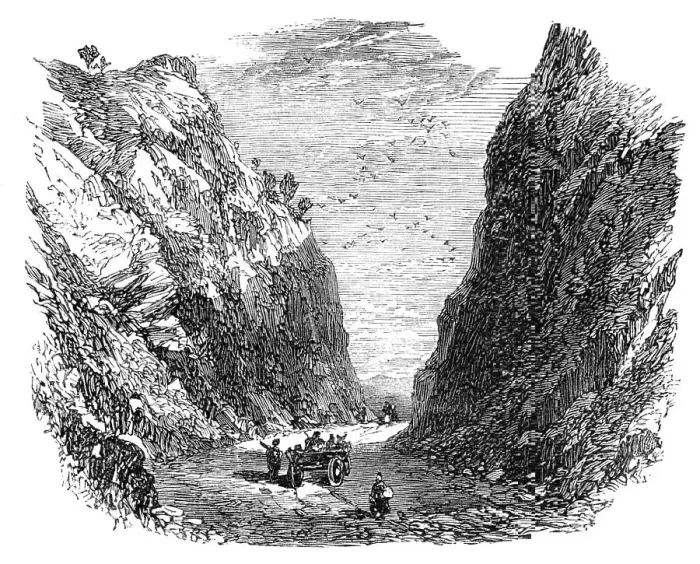 Framed Print : Meeting of the British Association at Birmingham: the Wytch, near Malvern, 1865. Creator: Unknown Framed Print : Meeting of the British Association at Birmingham: the Wytch, near Malvern, 1865. Creator: Unknown