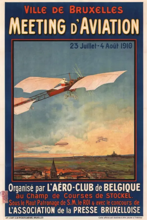 Framed Print : Meeting d Aviation, 1910. Artist: Anonymous Framed Print : Meeting d Aviation, 1910. Artist: Anonymous