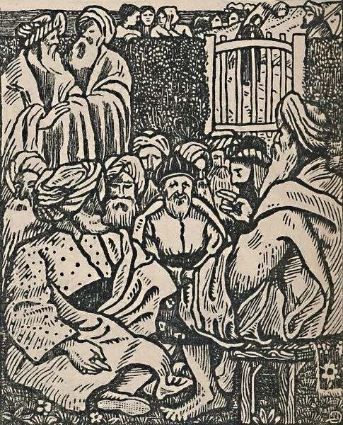 The Meeting of the Elders, 1919. Artist: Lucien Pissarro
