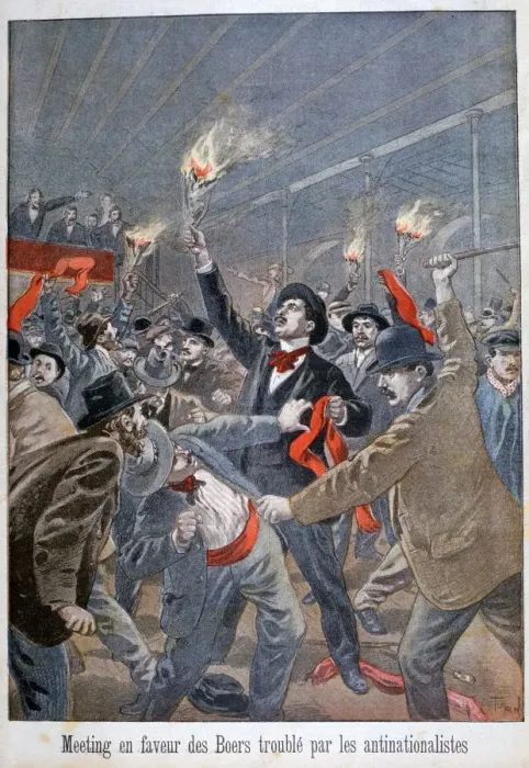 Framed Print : Meeting in favour of Boers disturbed by the anti-nationalists, 1900. Artist: Oswaldo Tofani Framed Print : Meeting in favour of Boers disturbed by the anti-nationalists, 1900. Artist: Oswaldo Tofani
