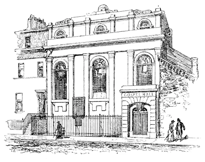Framed Print : Meeting-House of the Plymouth Brethren, 1890. Creator: Unknown Framed Print : Meeting-House of the Plymouth Brethren, 1890. Creator: Unknown