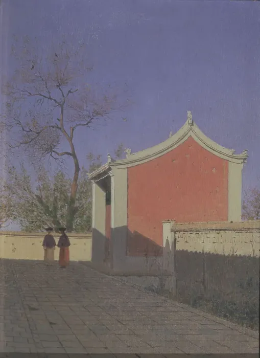 Framed Print : Meeting house of the Solons in Akh-Kent. Artist: Vereshchagin, Vasili Vasilyevich (1842-1904) Framed Print : Meeting house of the Solons in Akh-Kent. Artist: Vereshchagin, Vasili Vasilyevich (1842-1904)