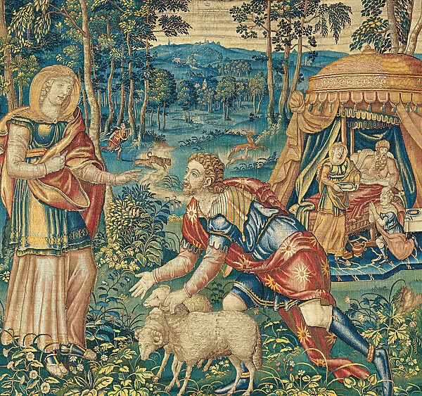 The Meeting of Jacob and Rebecca, and Isaac Blessing Jacob, from The Story of Jacob