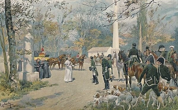 The Meeting of Napoleon and Pius VII at Fontainebleau, 1813, (1896)