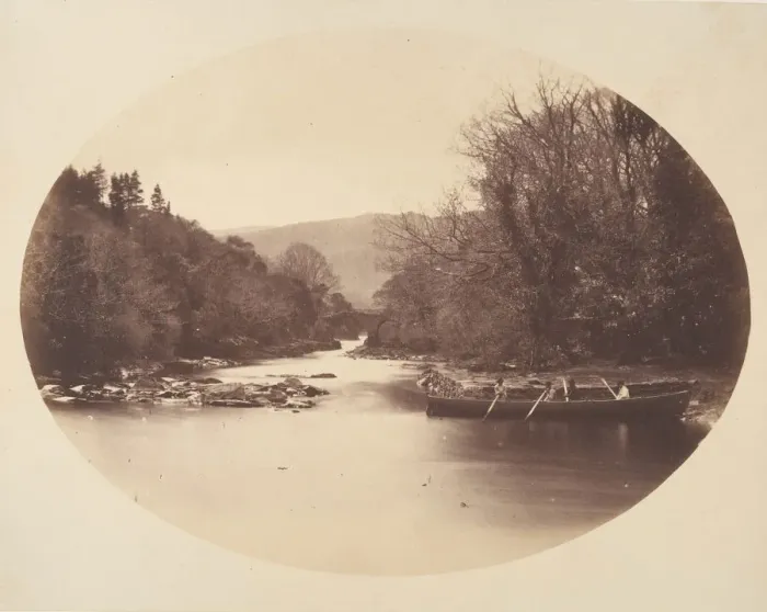 Framed Print : The Meeting of the Waters, Killarney, 1854. Creator: Lord Otho Fitzgerald Framed Print : The Meeting of the Waters, Killarney, 1854. Creator: Lord Otho Fitzgerald