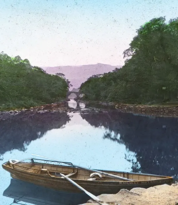 Framed Print : The Meeting of the Waters, Killarney, c1910 Framed Print : The Meeting of the Waters, Killarney, c1910