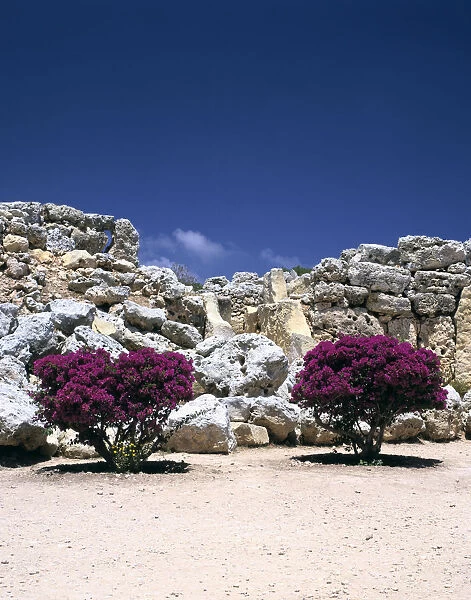 A megalithic temple complex, Ggantija, Gozo, Malta, 20th century