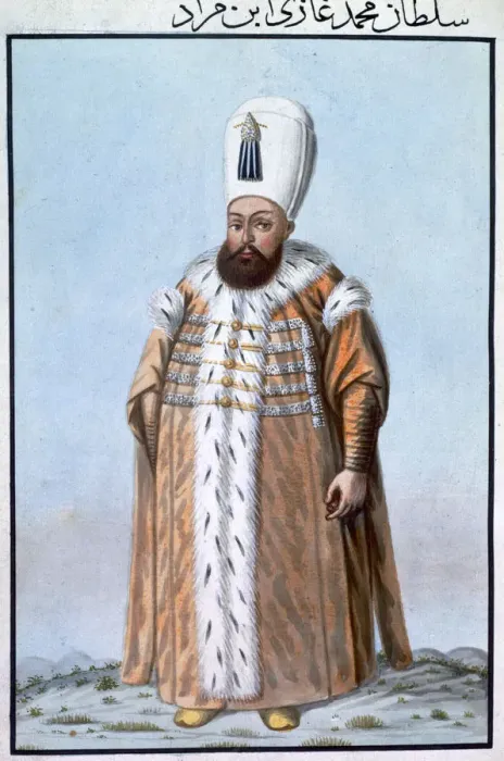 Framed Print : Mehmed III, Ottoman Emperor, (1808) Framed Print : Mehmed III, Ottoman Emperor, (1808)