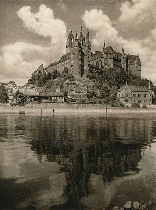 Framed Print : Meissen - Albrechtsburg, 1931. Artist: Kurt Hielscher Framed Print : Meissen - Albrechtsburg, 1931. Artist: Kurt Hielscher