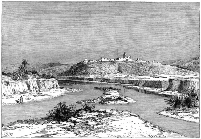 Framed Print : The Mejerda at Slugia, above Mejez-el-Bad, c1890. Artist: Armand Kohl Framed Print : The Mejerda at Slugia, above Mejez-el-Bad, c1890. Artist: Armand Kohl