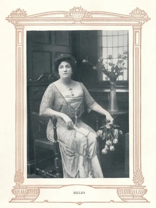 Framed Print : Melba, 1895. Creator: Dover Street Studios Framed Print : Melba, 1895. Creator: Dover Street Studios