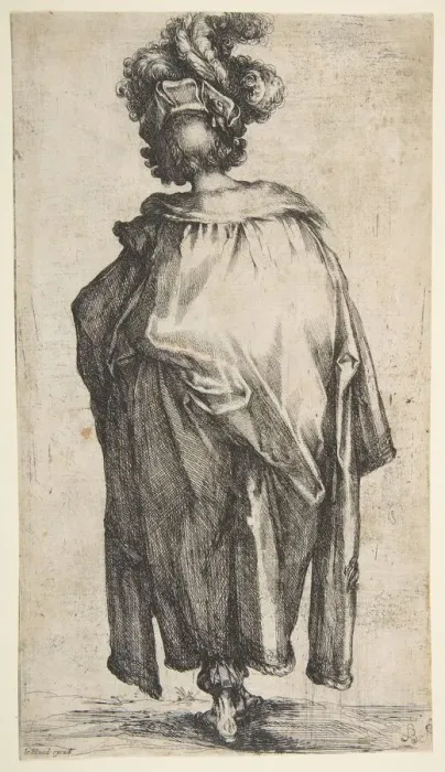 Framed Print : Melchior, from Three Magi series, 1595-1616. Creator: Jacques Bellange