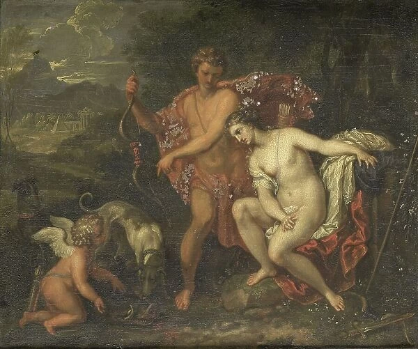 Meleager and Atalanta, c.1675-c.1699. Creator: Anon