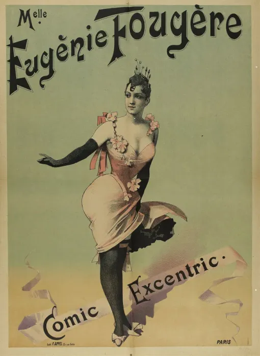 Framed Print : Melle Eugenie Fougere, c. 1890. Creator: Anonymous Framed Print : Melle Eugenie Fougere, c. 1890. Creator: Anonymous