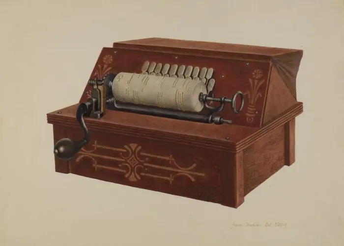 Framed Print : Melodeon, c. 1939. Creator: Regina Henderer Framed Print : Melodeon, c. 1939. Creator: Regina Henderer