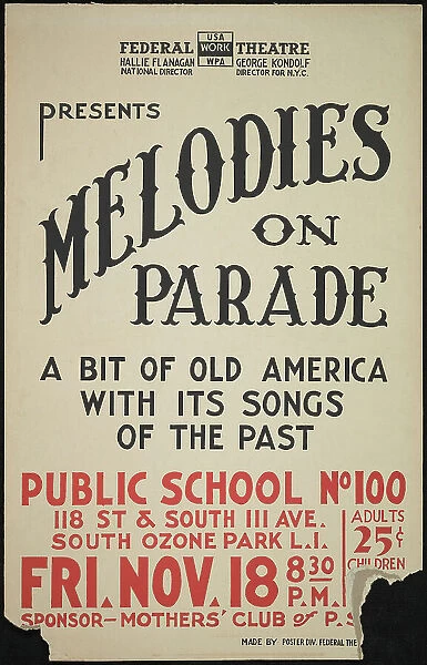 Melodies on Parade, New York, [1930s]. Creator: Unknown