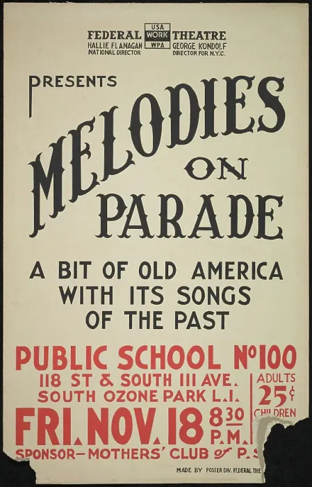 Framed Print : Melodies on Parade, New York, [1930s]. Creator: Unknown