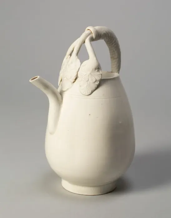 Framed Print : Melon-Shaped Ewer with Triple-Strand Handle, Liao dynasty (907-1124), 11th century Framed Print : Melon-Shaped Ewer with Triple-Strand Handle, Liao dynasty (907-1124), 11th century