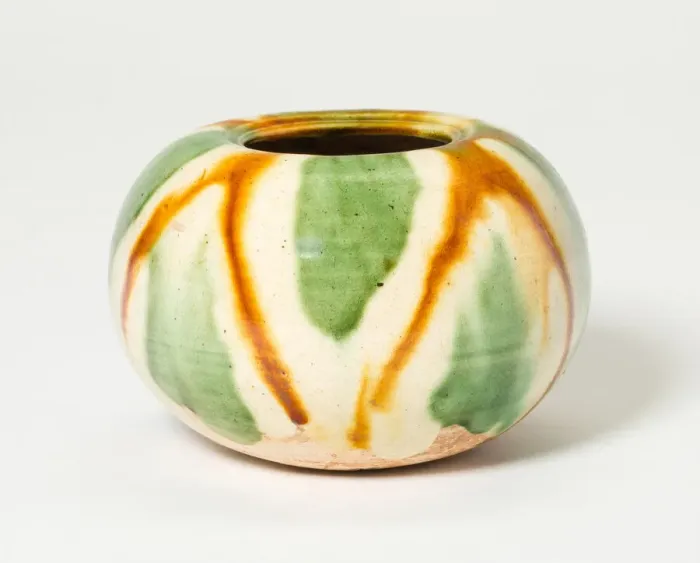 Framed Print : Melon-Shaped Jar, Tang dynasty (618-907). Creator: Unknown Framed Print : Melon-Shaped Jar, Tang dynasty (618-907). Creator: Unknown