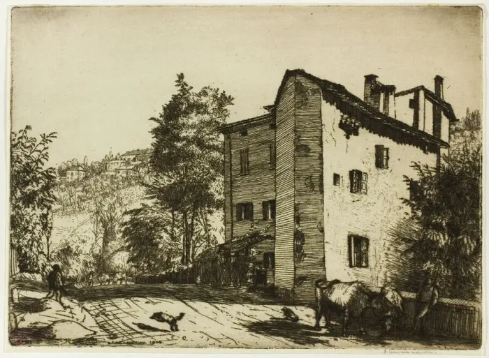 Framed Print : Meloncello, Italy, 1904. Creator: Donald Shaw MacLaughlan Framed Print : Meloncello, Italy, 1904. Creator: Donald Shaw MacLaughlan