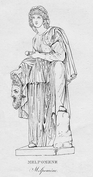 Melpomene (Melpomene), c1850