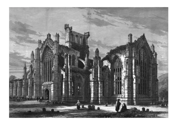 Framed Print : Melrose Abbey Framed Print : Melrose Abbey