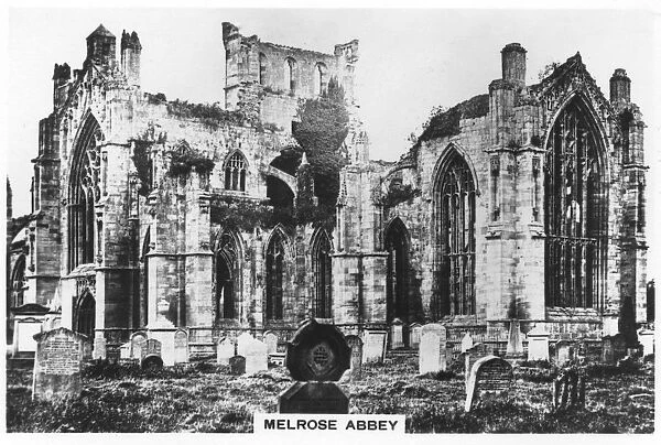 Melrose Abbey, Scotland, 1936