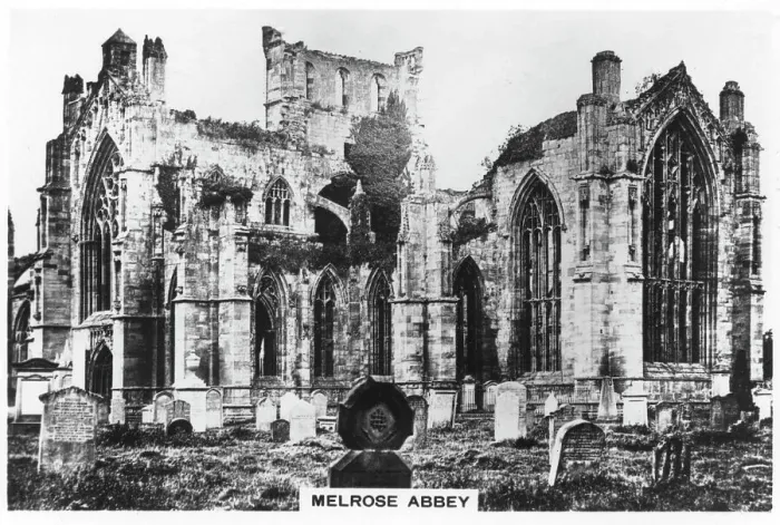 Framed Print : Melrose Abbey, Scotland, 1936 Framed Print : Melrose Abbey, Scotland, 1936