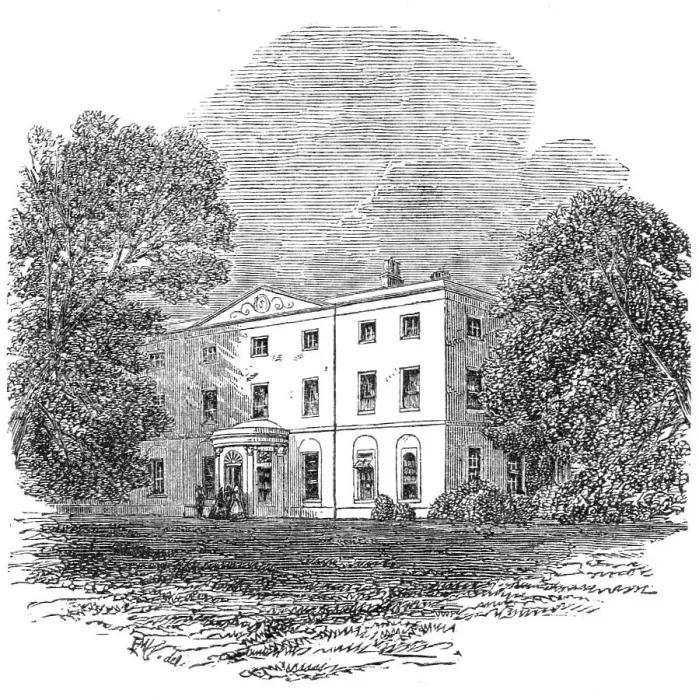 Framed Print : Melrose Hall, 1862. Creator: Unknown Framed Print : Melrose Hall, 1862. Creator: Unknown