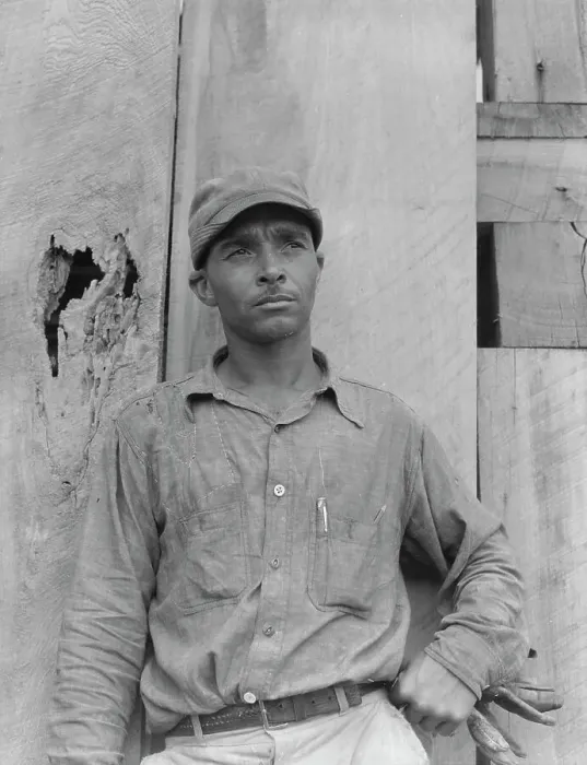 Framed Print : Member of the Delta cooperative farm, Hillhouse, Mississippi, 1937. Creator: Dorothea Lange Framed Print : Member of the Delta cooperative farm, Hillhouse, Mississippi, 1937. Creator: Dorothea Lange