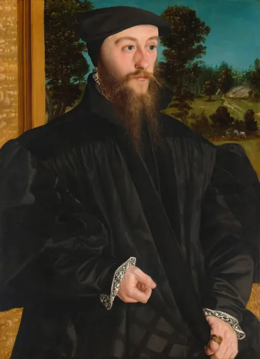 Framed Print : A Member of the Froschl Family, c. 1539 / 1540. Creator: Hans Mielich Framed Print : A Member of the Froschl Family, c. 1539 / 1540. Creator: Hans Mielich