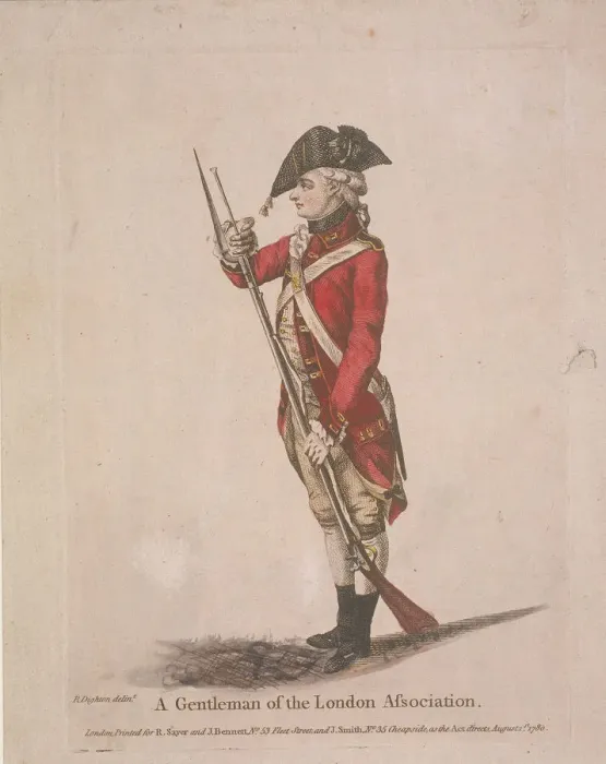 Framed Print : Member of the London Association volunteers, 1780 Framed Print : Member of the London Association volunteers, 1780