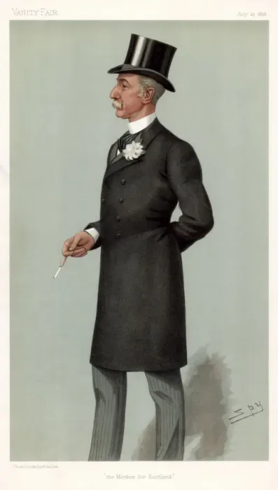 Framed Print : The Member for Scotland, Sir Lewis McIver, Scottish politician, 1896. Artist: Spy Framed Print : The Member for Scotland, Sir Lewis McIver, Scottish politician, 1896. Artist: Spy