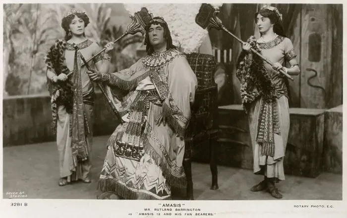Framed Print : Members of the cast of Amasis, c1906. Artist: Rotary Photo Framed Print : Members of the cast of Amasis, c1906. Artist: Rotary Photo
