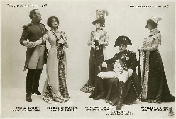 Members of the cast of The Duchess of Dantzic, c1903. Artist: Tuck and Sons