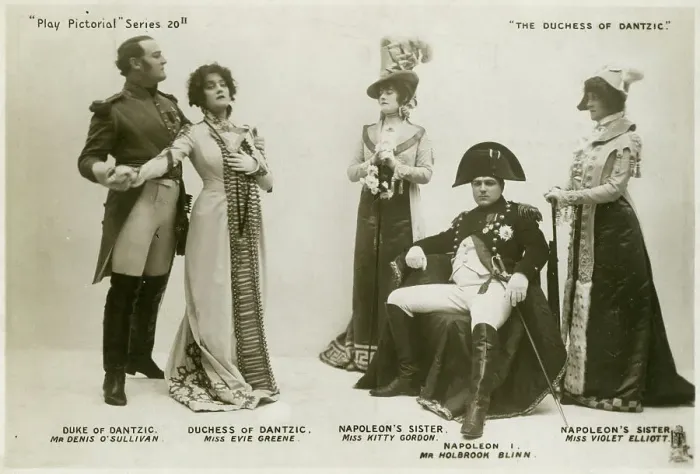 Framed Print : Members of the cast of The Duchess of Dantzic, c1903. Artist: Tuck and Sons Framed Print : Members of the cast of The Duchess of Dantzic, c1903. Artist: Tuck and Sons