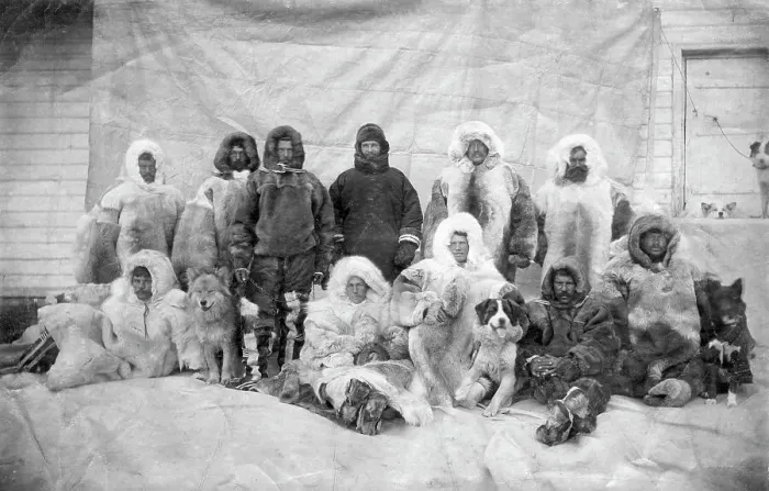 Framed Print : Members of the Expedition During the First Wintering, 1912. Creator: Nikolay Vasilyevich Pinegin Framed Print : Members of the Expedition During the First Wintering, 1912. Creator: Nikolay Vasilyevich Pinegin