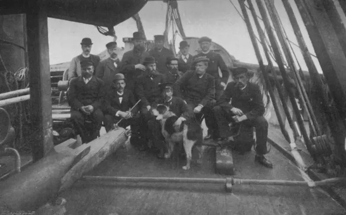Framed Print : The Members of the Expedition, after their Return to Christiania, c1893-1896, (1897) Framed Print : The Members of the Expedition, after their Return to Christiania, c1893-1896, (1897)