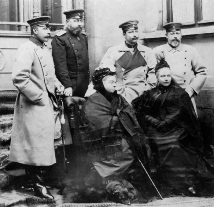 Framed Print : Members of the Royal Family at Coburg, Germany, April 1894 (1964) Framed Print : Members of the Royal Family at Coburg, Germany, April 1894 (1964)