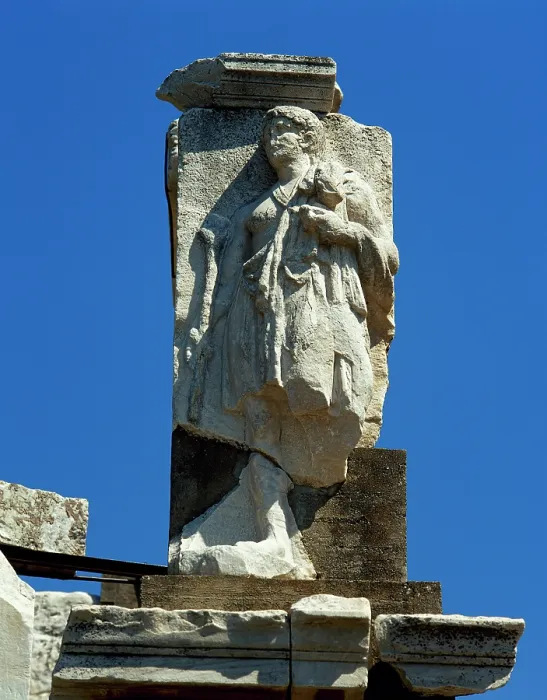 Framed Print : Memmius Monument, Domitian Square, Ephesus, Anatolia, Turkey, built in 87 BC (1999). Creator: Unknown Framed Print : Memmius Monument, Domitian Square, Ephesus, Anatolia, Turkey, built in 87 BC (1999). Creator: Unknown