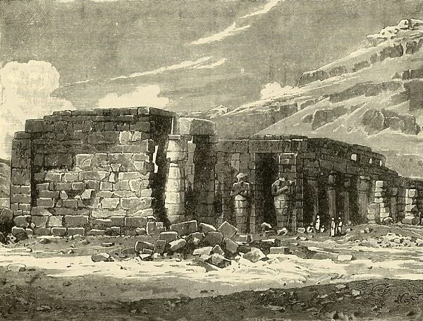 The Memnonium at Thebes, 1890. Creator: Unknown